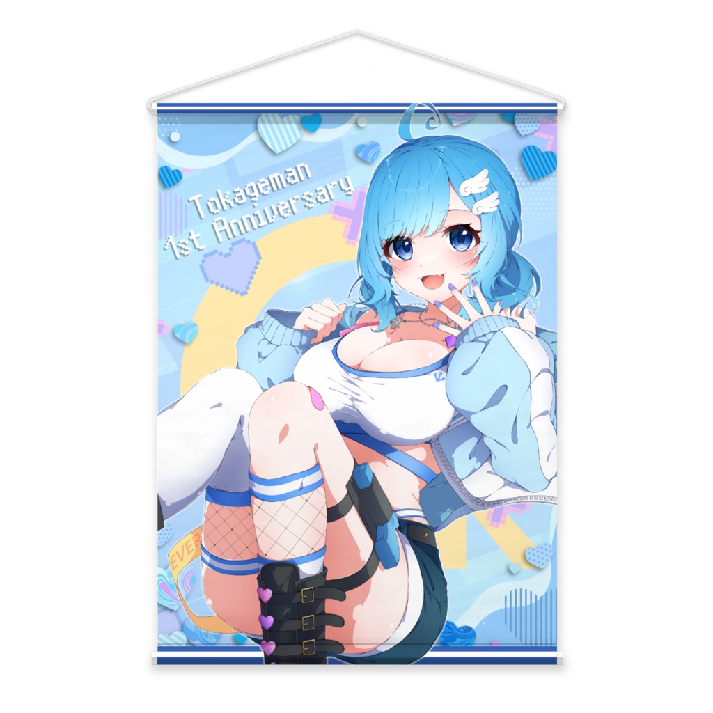 1周年&生誕祭 新衣装タペストリー