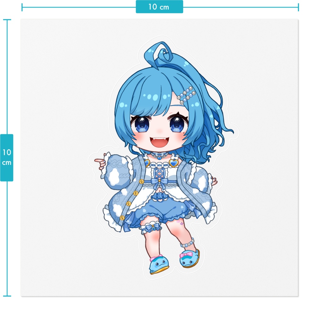 2周年&生誕祭 新衣装ステッカーSDver