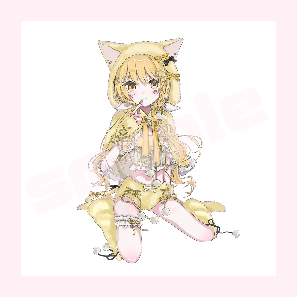 【受注生産~2/14】記念アクリルスタンド♡鳴宮なる(ねこルームウェア)