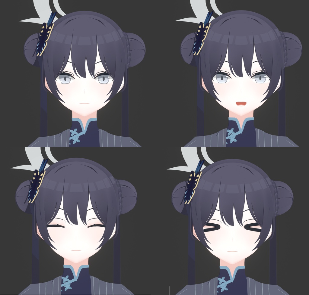 Kisaki 3D model Blend File