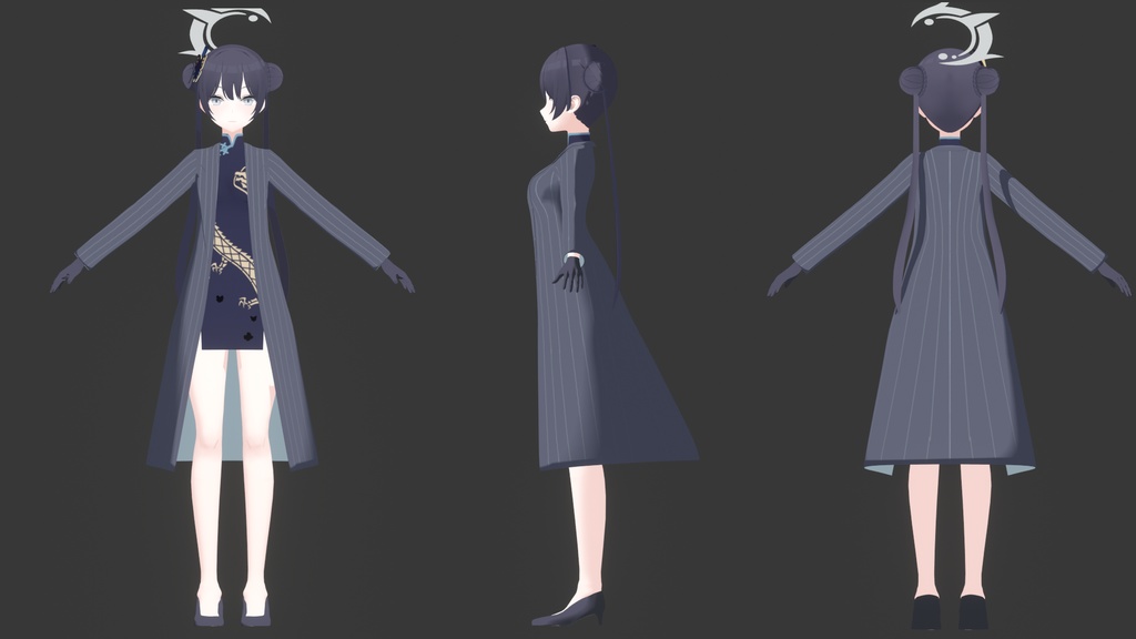 Kisaki 3D model Blend File