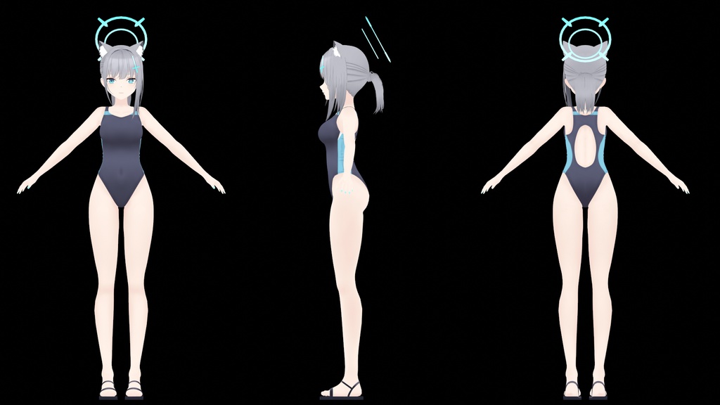 Shiroko Swimsuit Blend File