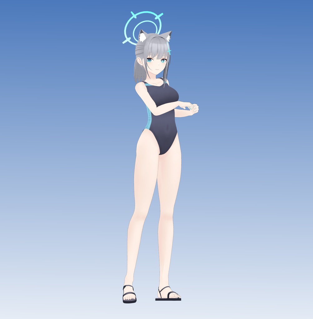 Shiroko Swimsuit Blend File