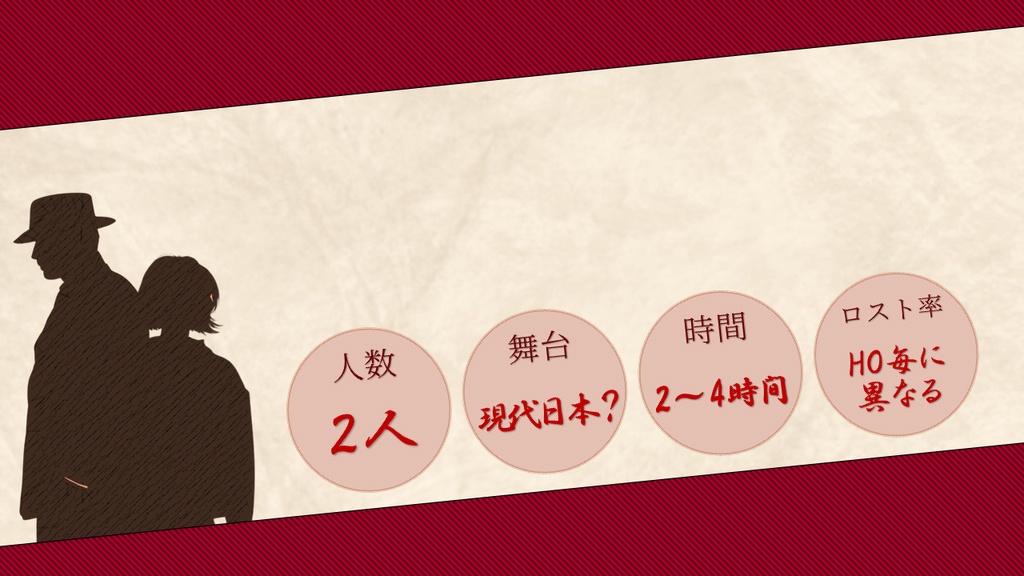 【新商品セール】エモクロアTRPGシナリオ 「『珠玉館月の間殺人事件』見立て殺人」