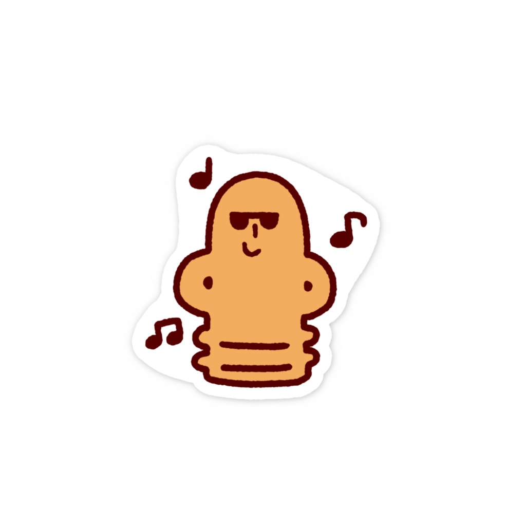 ノリノリハニワステッカー