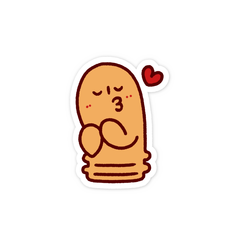 キスハニワステッカー