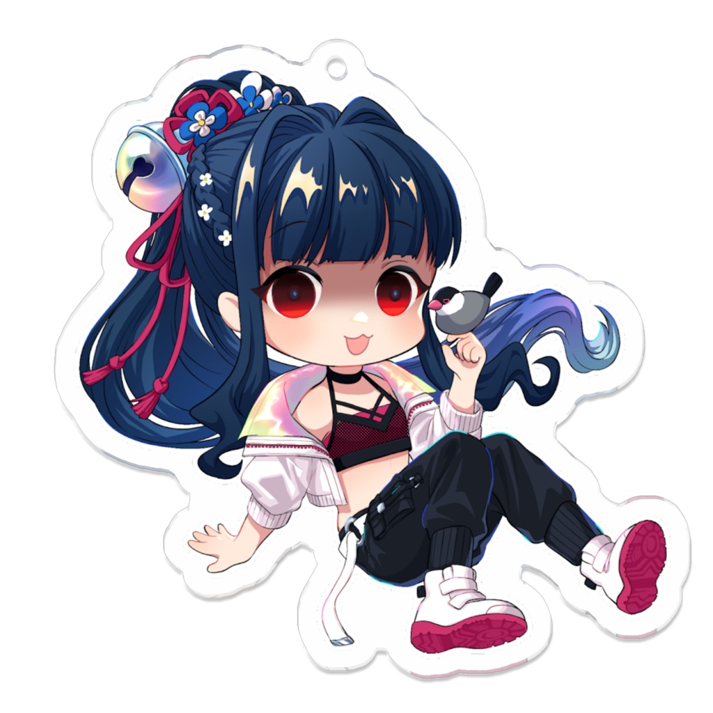 ダーク春鈴アクリルキーホルダー