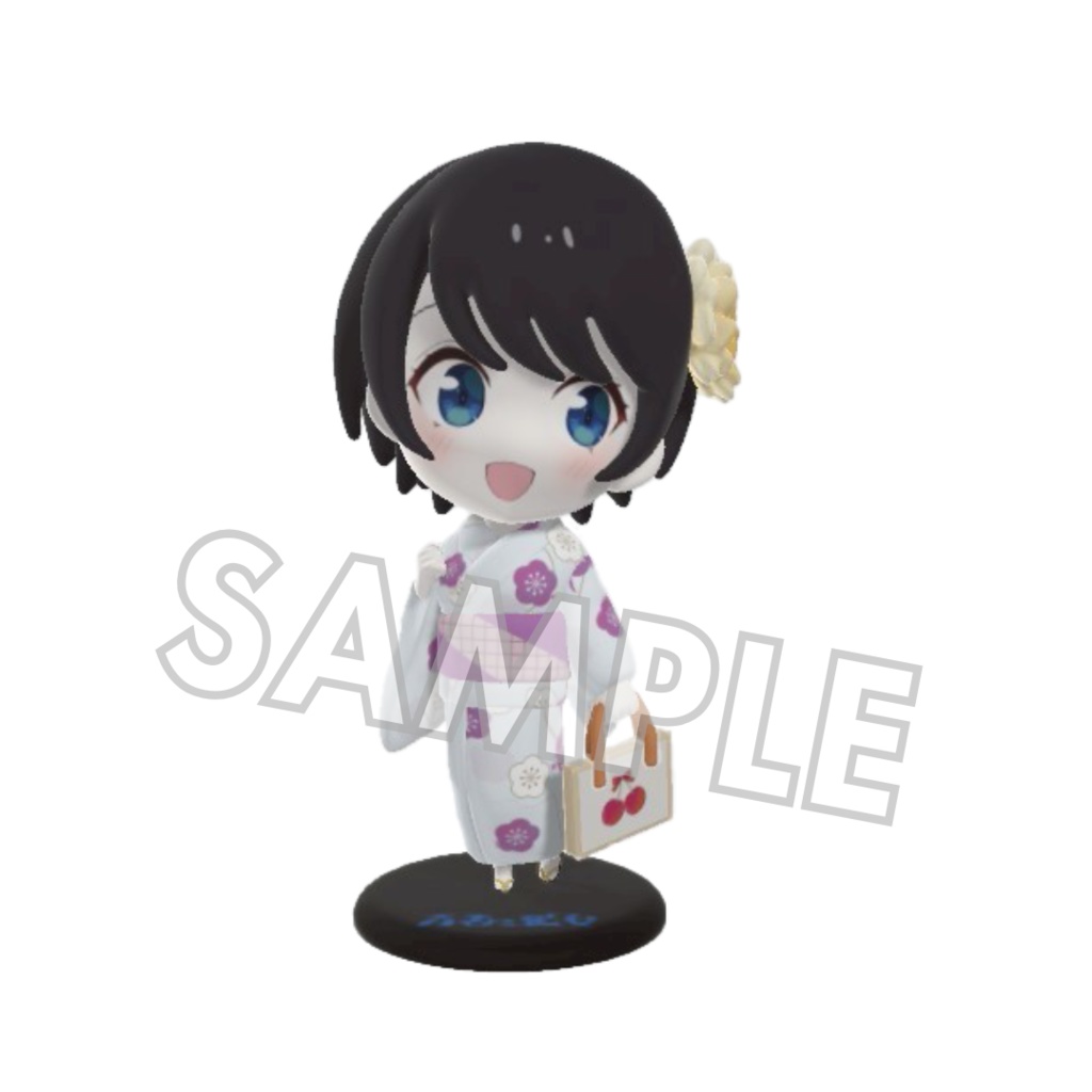 【期間限定/受注販売】3Dフィギュア 7cm【更科瑠夏個展「青春と彼女」グッズ】