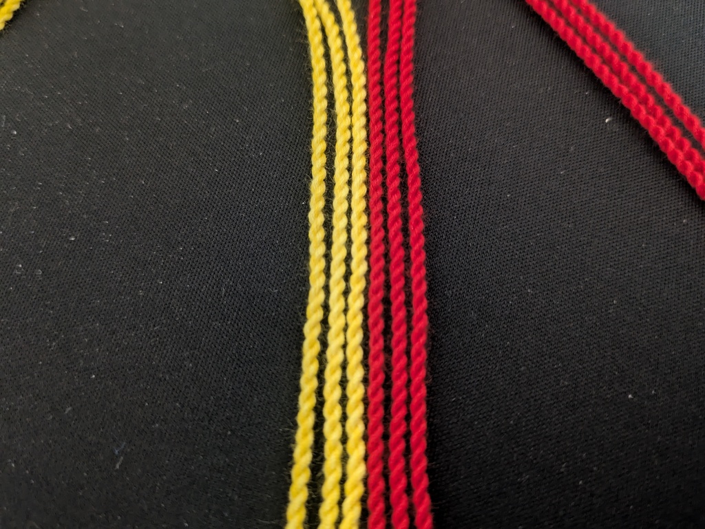 新・技研の糸 なかほど × 5(レッド)