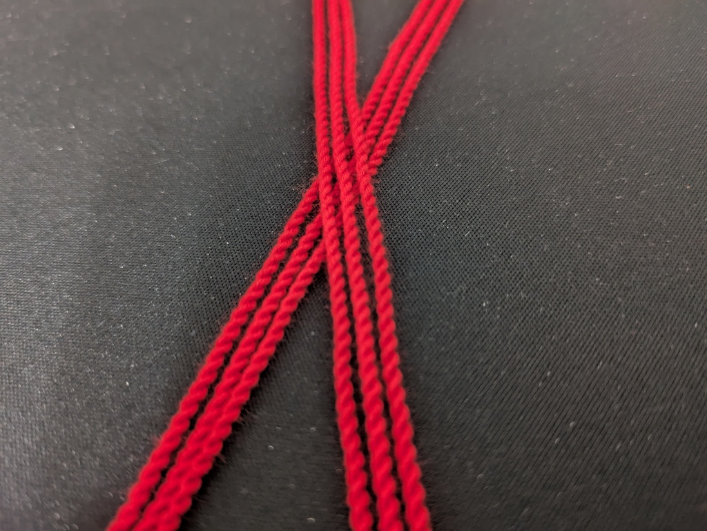 新・技研の糸　なかほど × 5（レッド）　