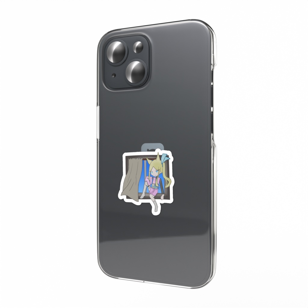 狐火ちゃんステッカー