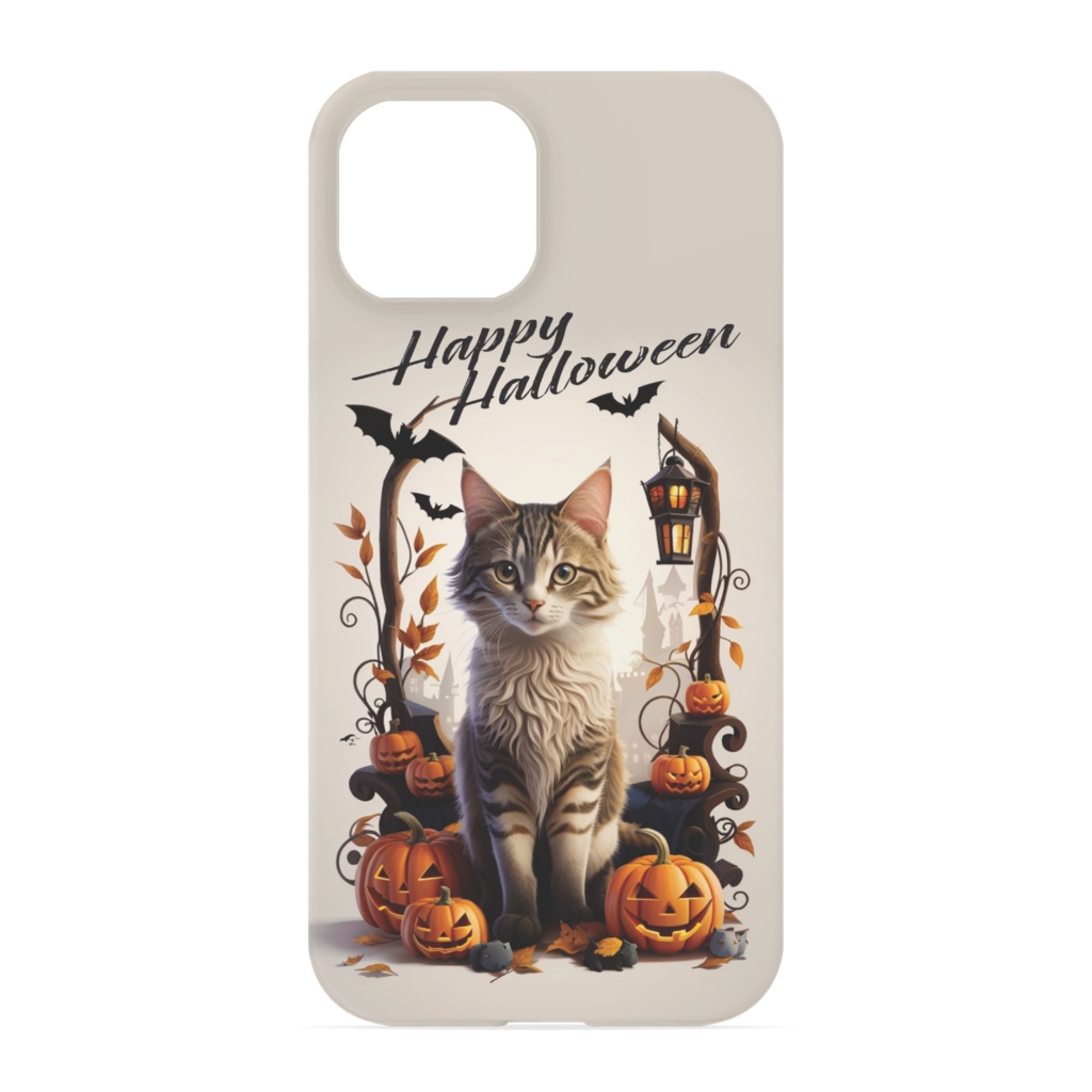 ハロウィーン限定_iPhoneケース 茶トラ猫ver.☆