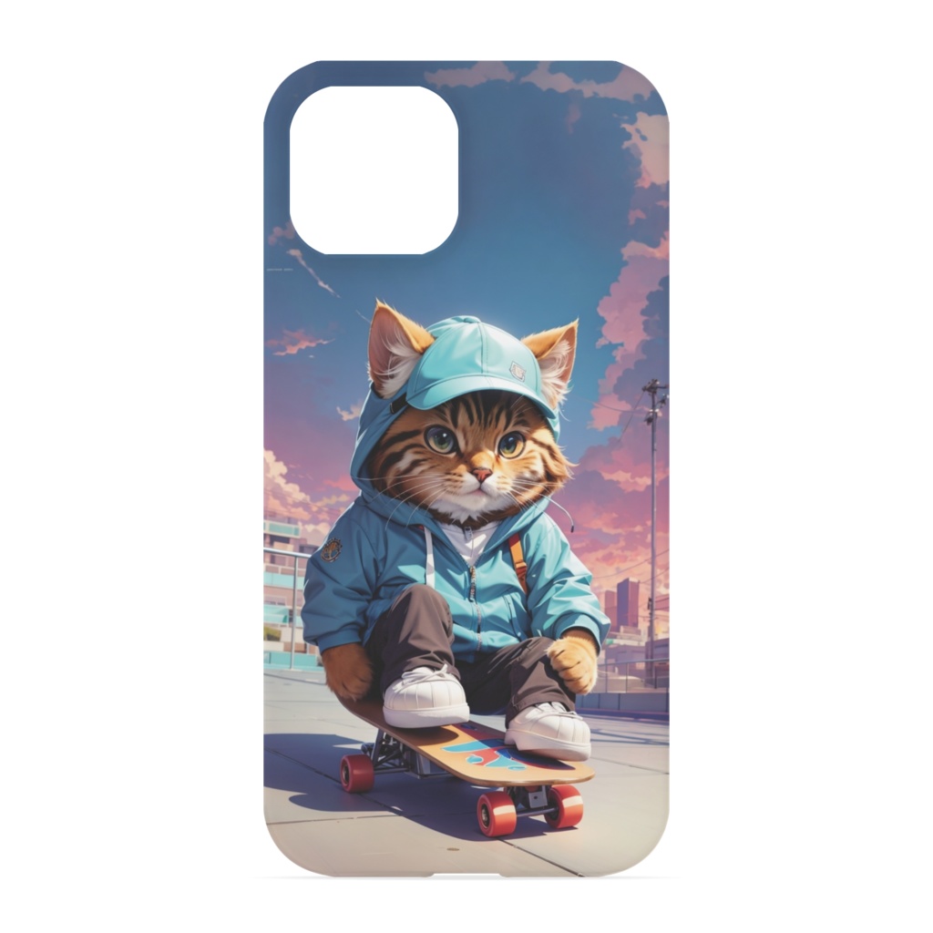Sk8er cat_iPhoneケース