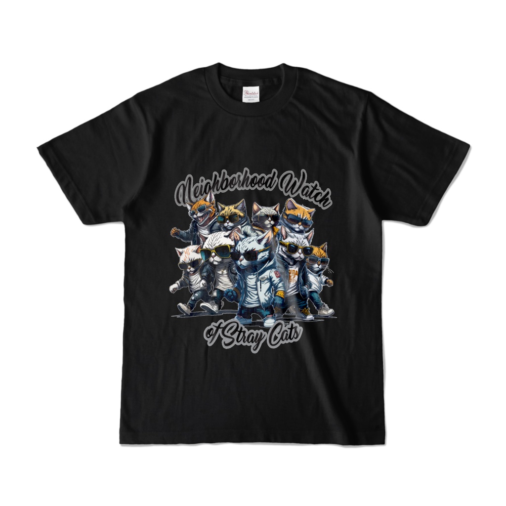 Neighborhood Watch of Stray Cats #001_カラーＴシャツ