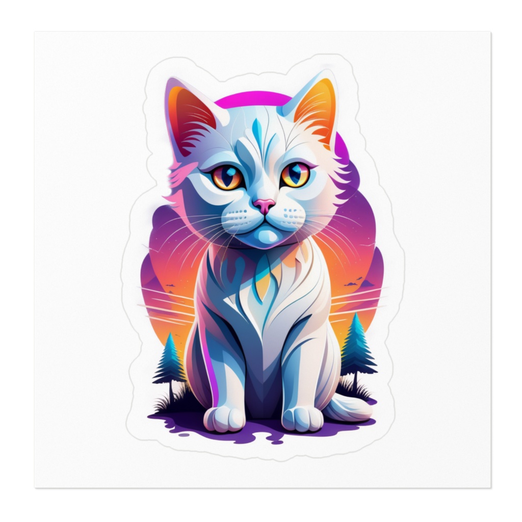 White Cat Adventures_ステッカー