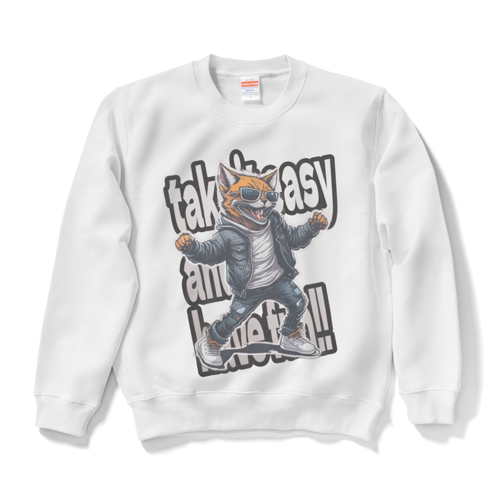 take it easy and have fun!!_スウェット