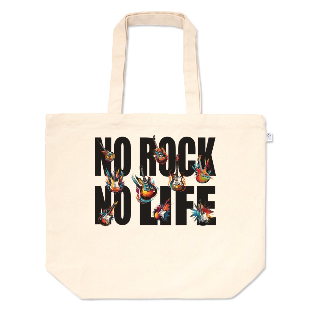 NO ROCK NO LIFE_トートバッグ