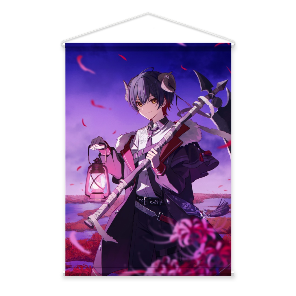 【1周年記念】紅羊レドのカッコイイタペストリー B2