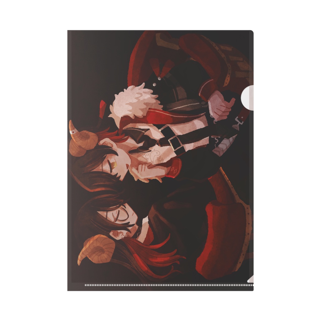 【特別イラスト】紅羊レドのクールなクリアファイル