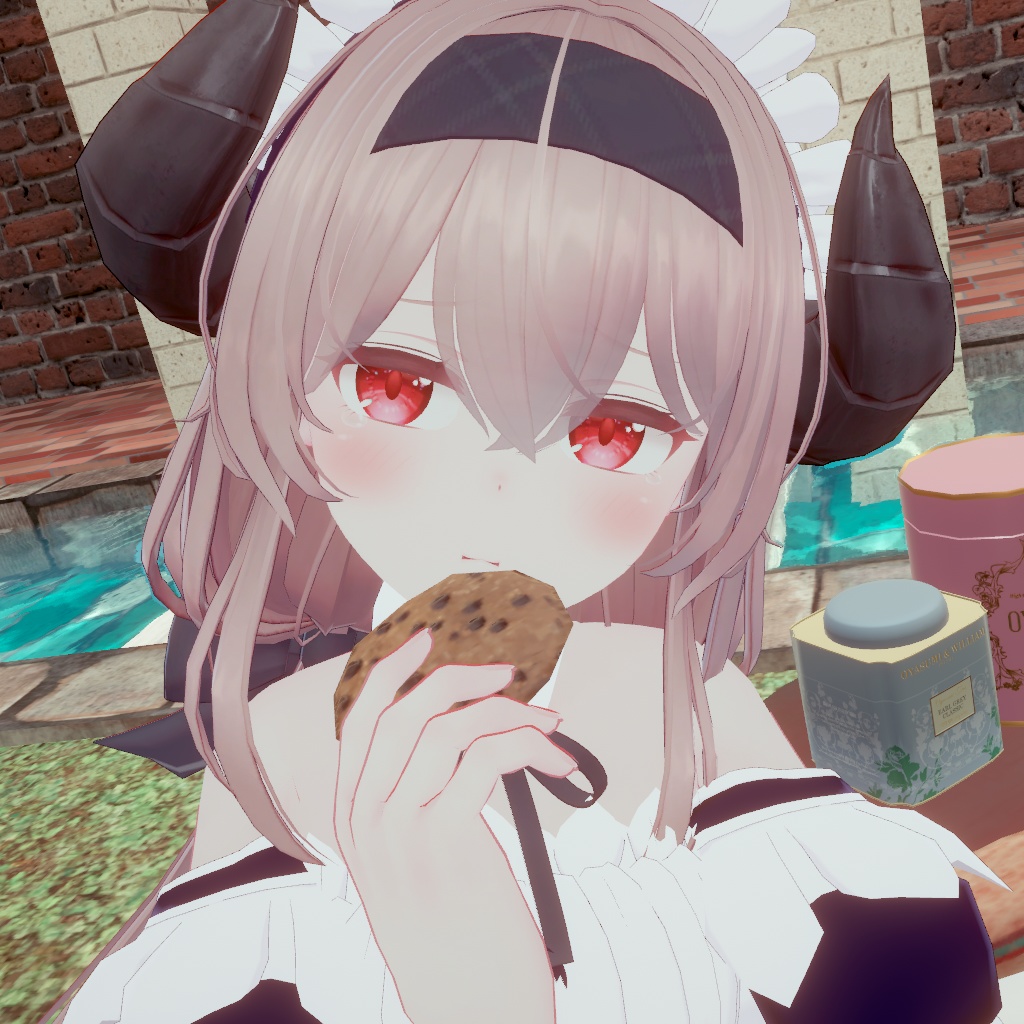 【レグニア向け衣装】かぼちゃチェストのメイド服