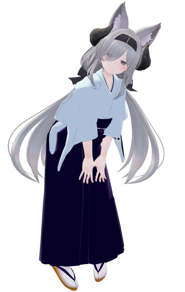 【レグニア向け衣装】シンプルな巫女装束