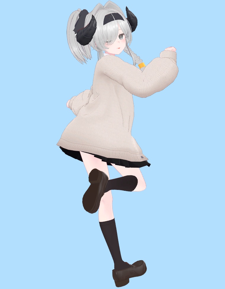 【レグニア用髪型】シンプルなインテークヘア+α