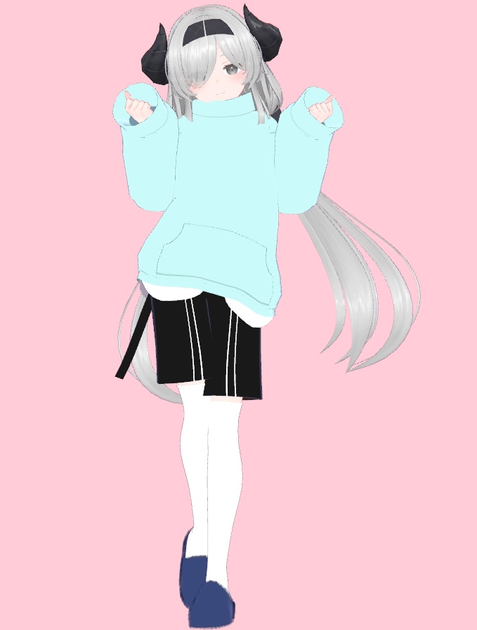 【レグニア向け衣装】タートルネックの部屋着スウェット