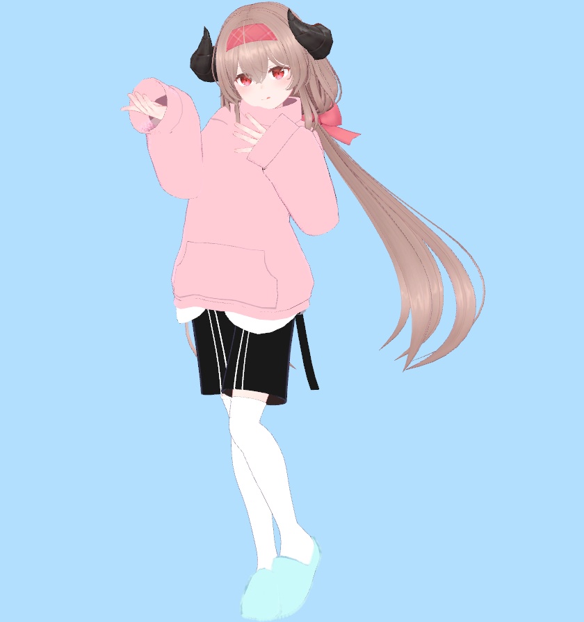 【レグニア向け衣装】タートルネックの部屋着スウェット