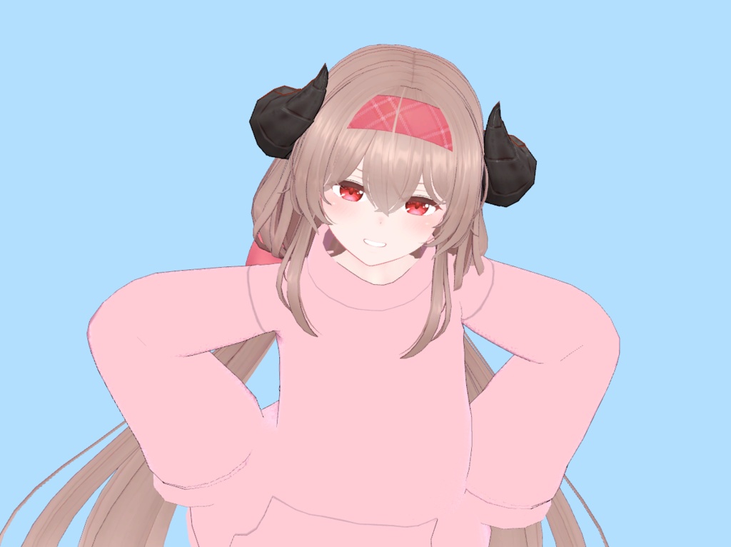 【レグニア向け衣装】タートルネックの部屋着スウェット