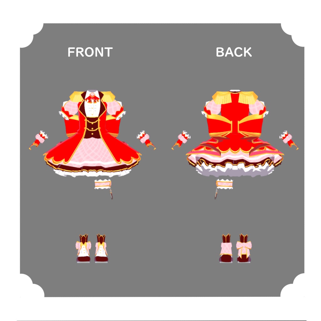 【レグニア向け衣装】アイドルコスチューム