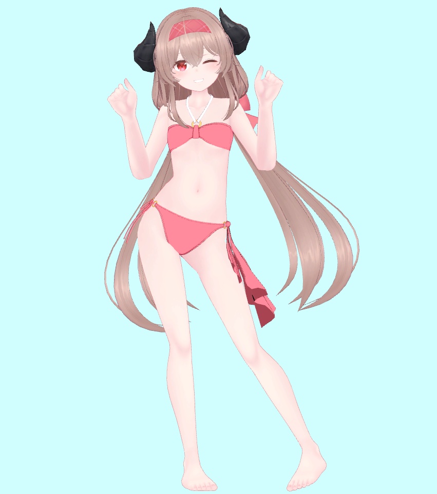 【レグニア向け衣装】+サナティア対応 チューブトップ的な水着