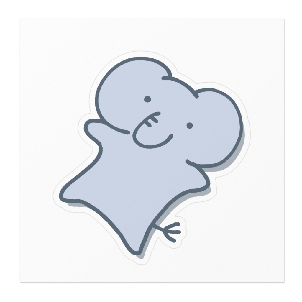 寝そべりみにじょー ステッカー