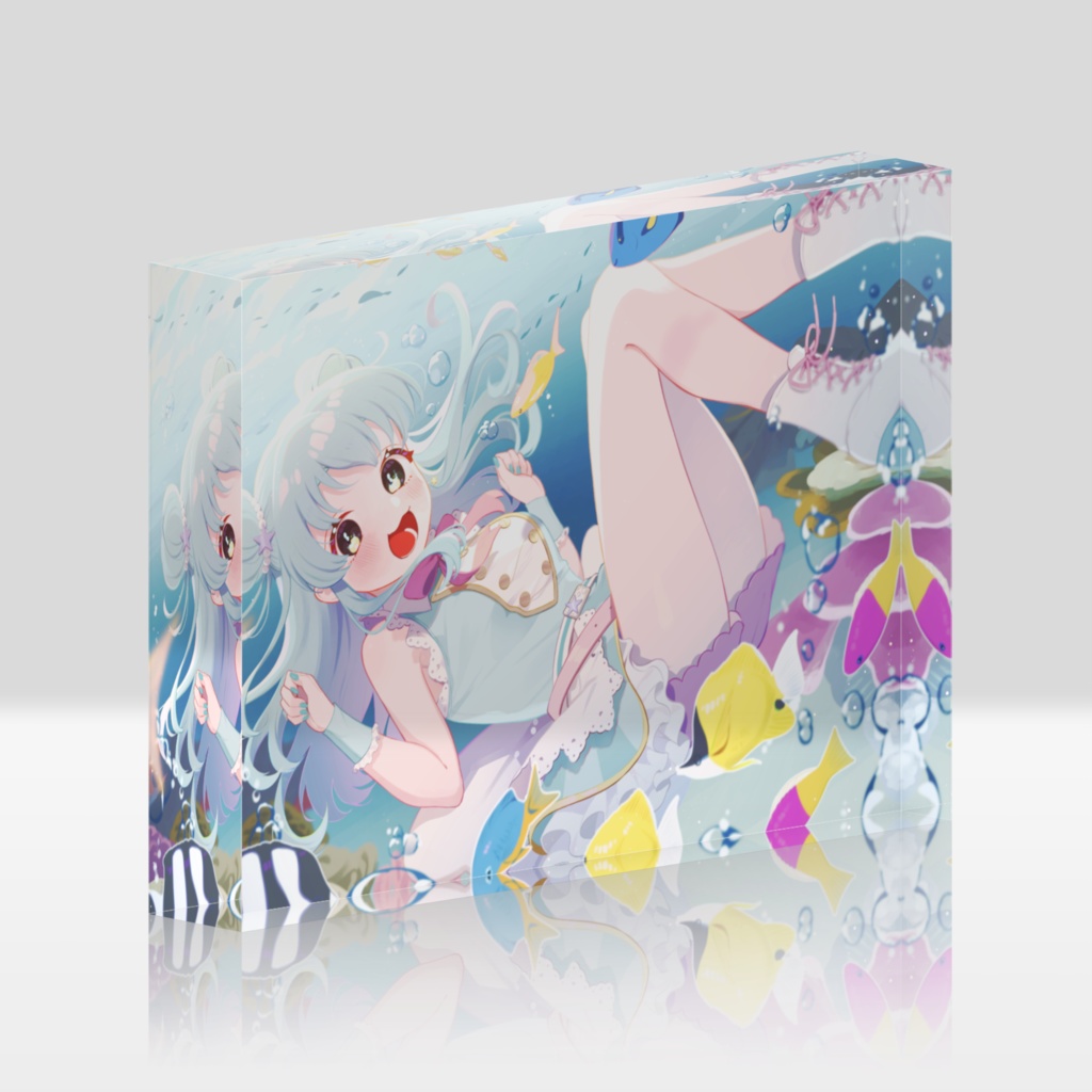 〈キービジュアル〉アクリルブロック木乃芽もん太
