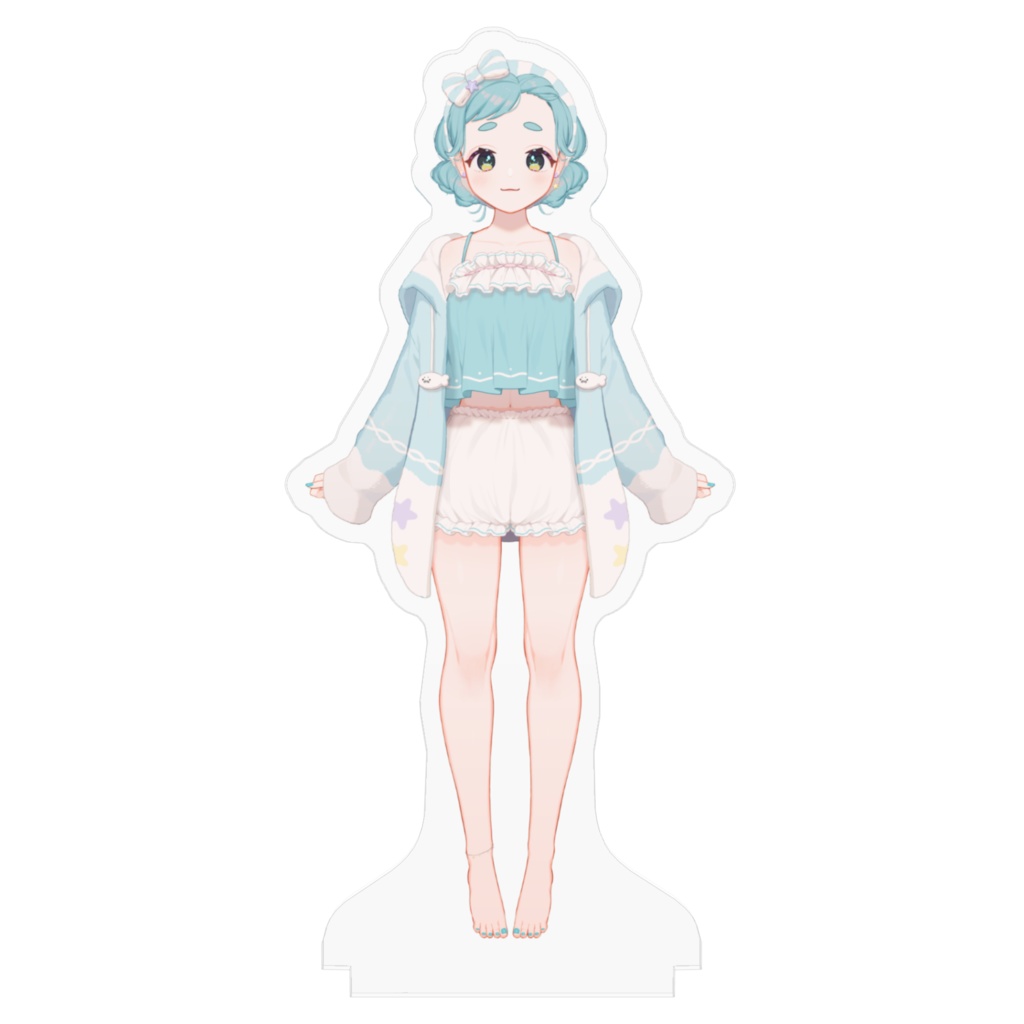 《立ち絵》パジャマもんちゃん:パーカーon