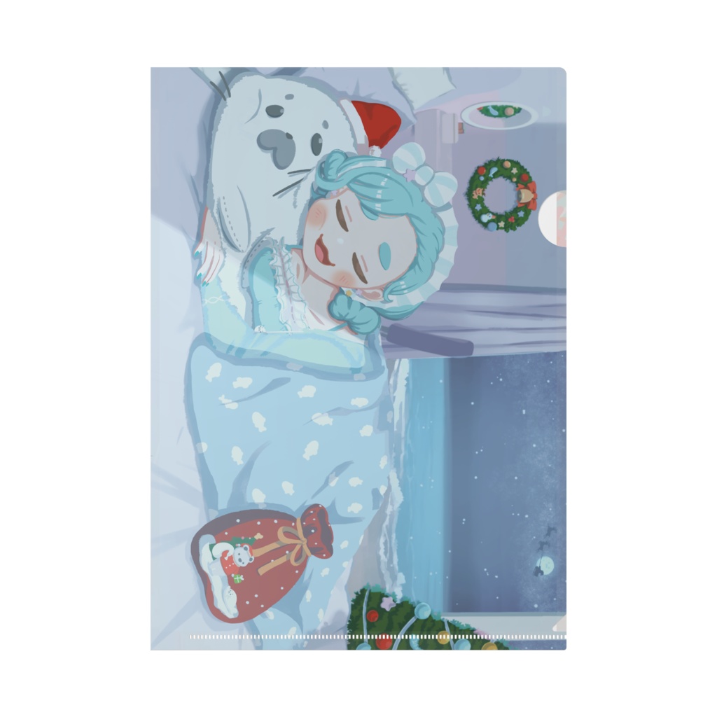 〈クリアファイル〉夏祭り&クリスマスもん太
