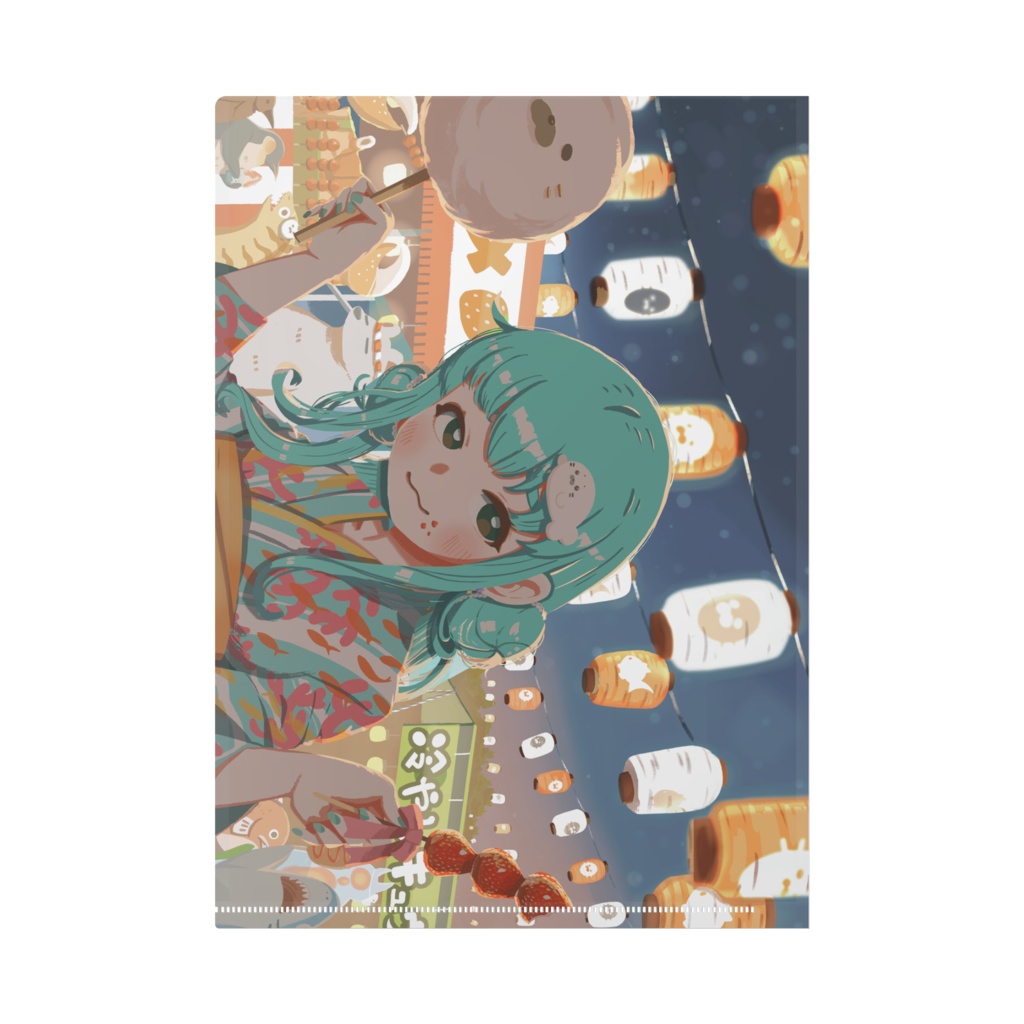 〈クリアファイル〉夏祭り&クリスマスもん太