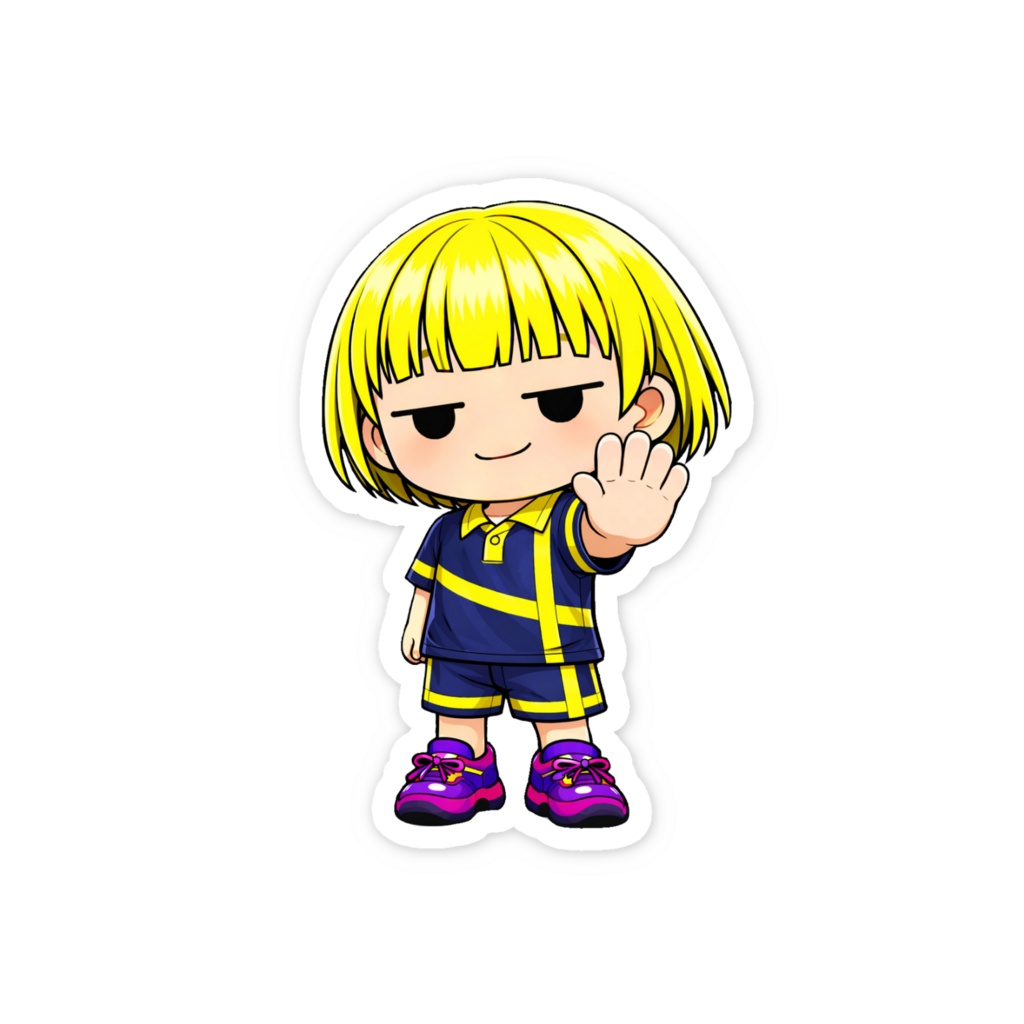ステッカー(しばし待たれよ)