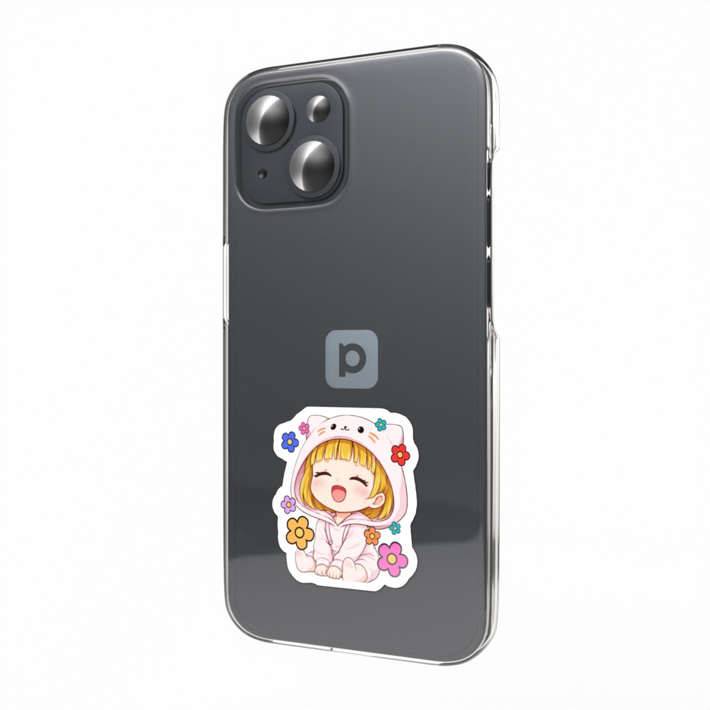 ステッカー(ぽわぽわ)