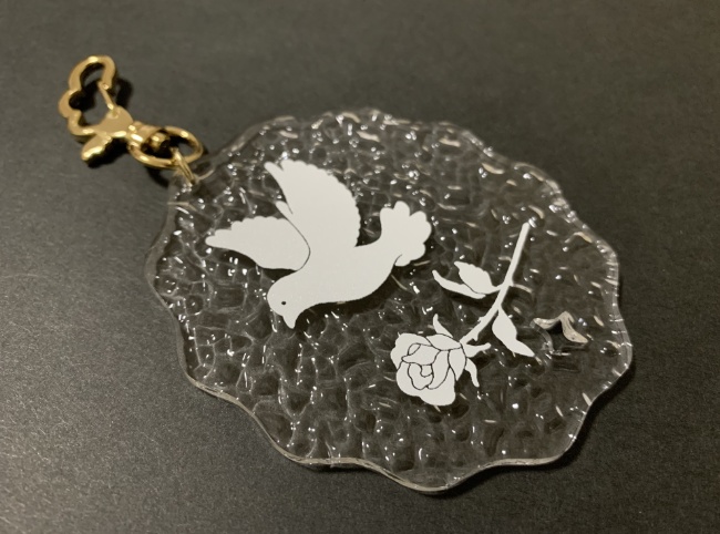 渉概念アクリルキーホルダー