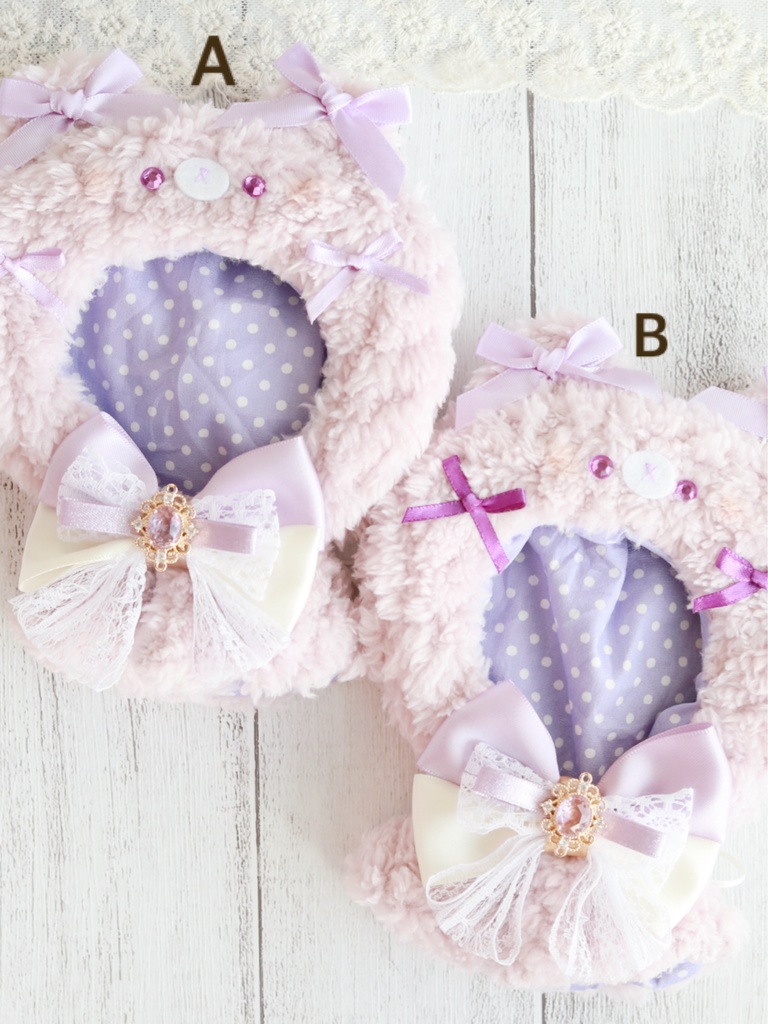 パープルくまさんケープMサイズ