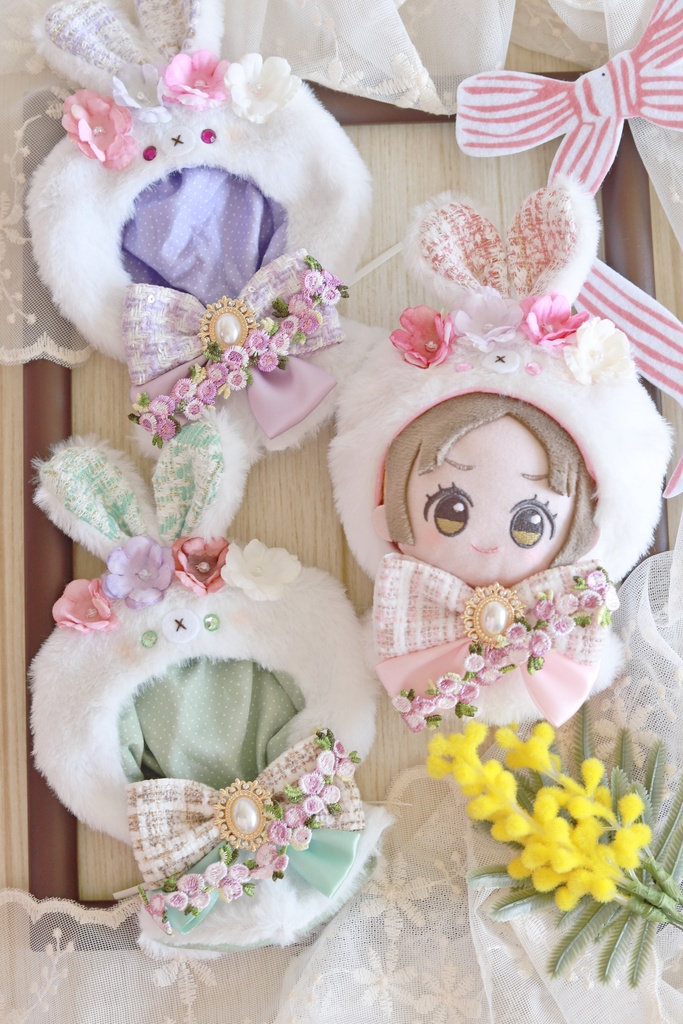 花付きあにまるケープ Mサイズ