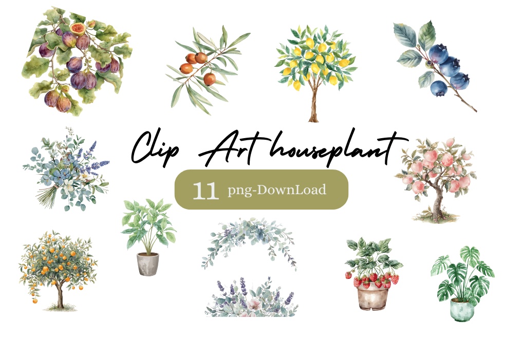 houseplant Clip Art