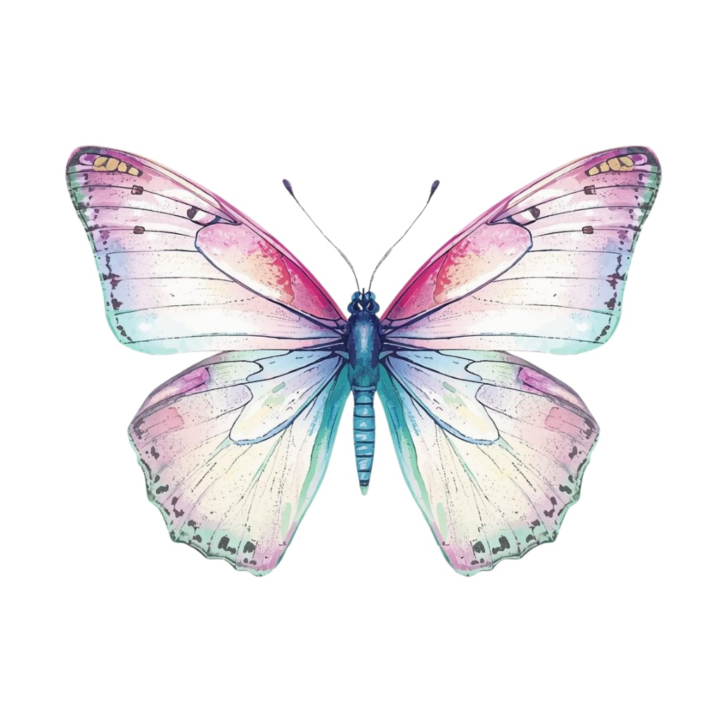 春の水彩クリップアートセット|やさしく可愛い春素材|背景透過PNG