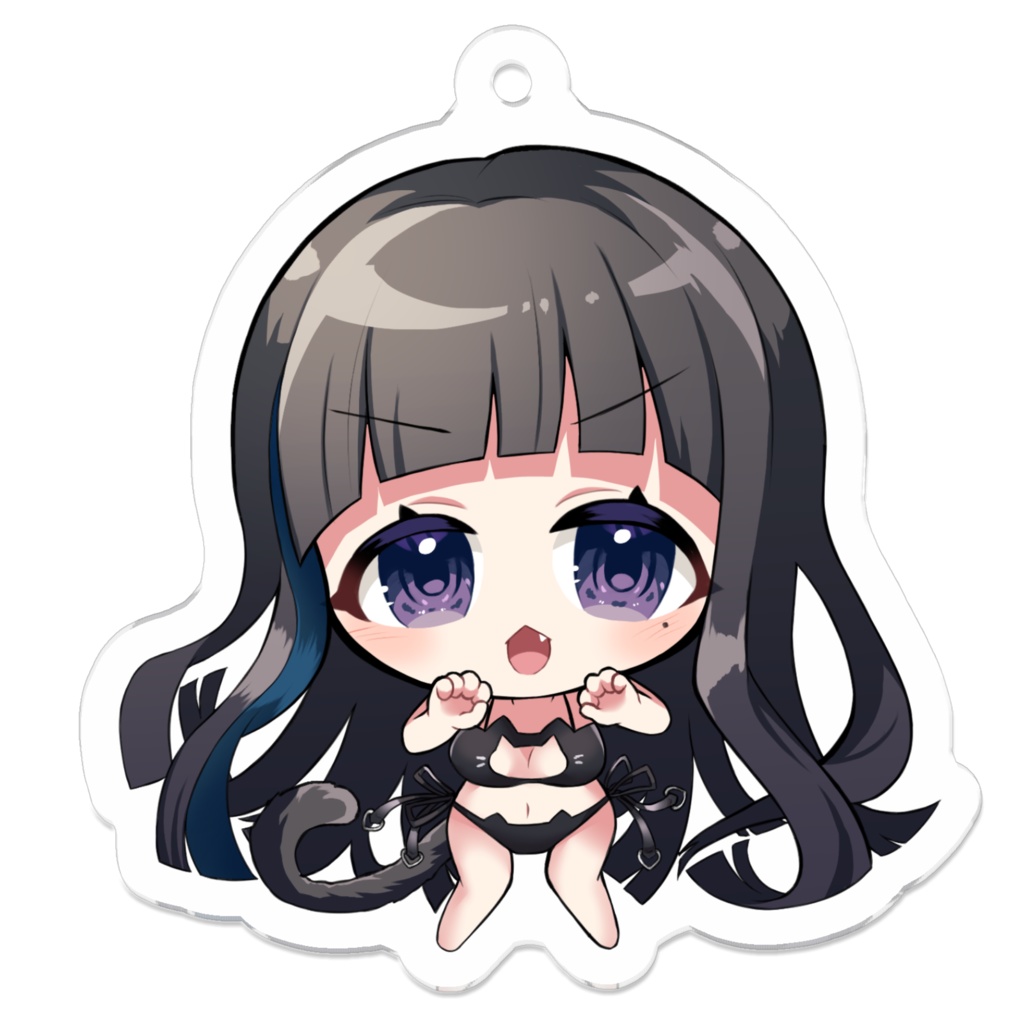 甘守ひいろ水着黒SDアクキー
