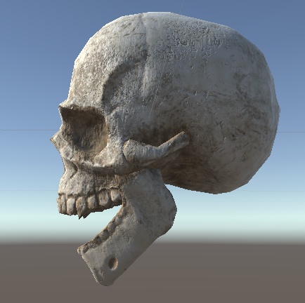 3Dモデル ドクロヘッド