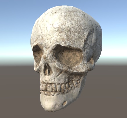 3Dモデル ドクロヘッド