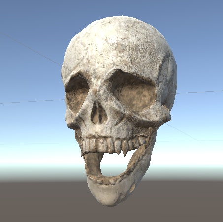 3Dモデル ドクロヘッド