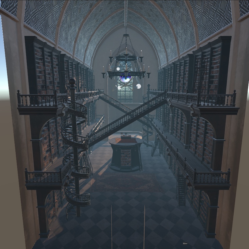 【VRChatワールド】Fantasy Library