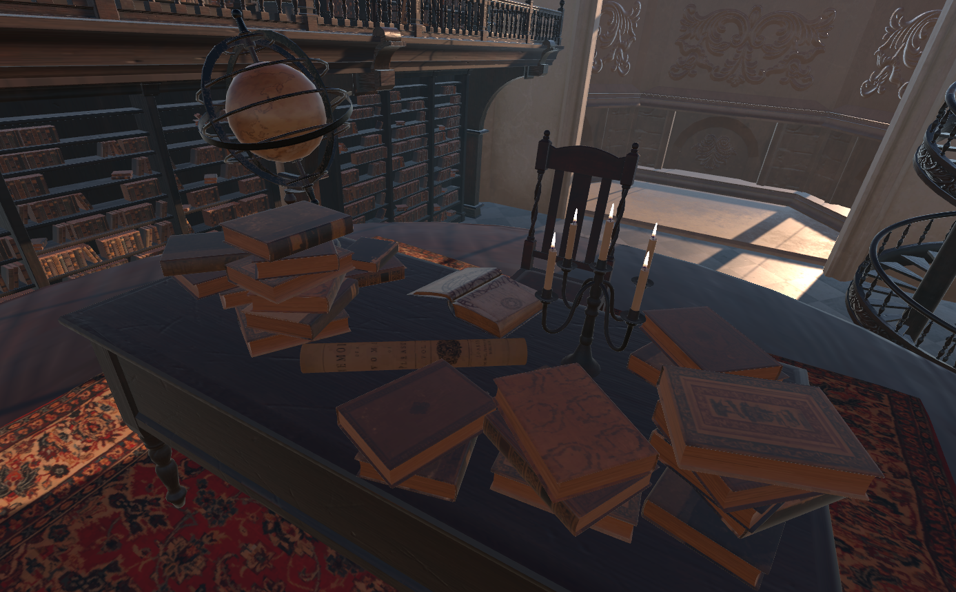 【VRChatワールド】Fantasy Library - obustation - BOOTH