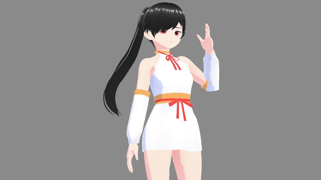 【VRoid】White Wuxia Outfit/白い武侠衣装（VRoid用衣装）